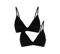 Lovable Reggiseno Triangolo senza Ferretto Originals Donna x2, Nero, M