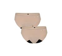 Lovable Slip da Ciclo Mestruale Flusso Medio | Mutande Invisibili in Microfibra, Lavabili e Riutilizzabili | Bi-Pack Period Panties Donna x2, Cipria, S