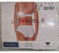 LOVABLE slip donna art. 10193 in microfibra MODELLO MIDI bordo piatto INVISIBILE