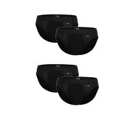 Lovable Slip in Cotone Elasticizzato | Multipack 4 Pezzi | Comodi e Traspiranti | Intimo Basic Comfort Quotidiano | Mutande Uomo X4, Nero per 4, 7/XXL