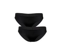 Lovable Slip in Microfibra Massima Invisibilità Invisible Bi-pack Donna x2, Nero, 3/M