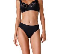 LOVABLE Slip Mutande in Microfibra Massima Invisibilità, Balze Elasticità Differenziata Senza Cuciture, Art. 0193, Invisible Micro Donna, Nero, XXL