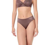 Lovable Slip Midi in Pizzo e Microfibra Lucida | Comfort e Femminilità ! Blowball Lacy Micro Donna, Nocciola 5 - XL