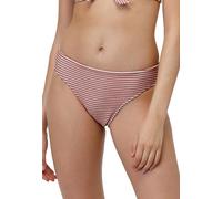 Lovable Slip Midi Refined Jaquard Bikini, Righe Rosse, M Donna