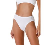 Lovable Slip Tai in Cotone Elasticizzato Lovely Soft Donna, Bianco, 5/XL