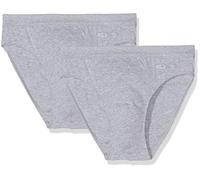 LOVABLE Stretch Bi-Pack Slip in Cottone, Intimo, Uomo, Grigio (Grigio Melange), X-Large (Taglia Produttore:006)