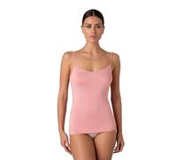 Lovable Top Spallina Stretta in Viscosa con Scollo in Pizzo | Canotte Intimo & Abbigliamento Casa | Canottiere Femminili Maglieria | Basic Soul Donna, Rosa, M