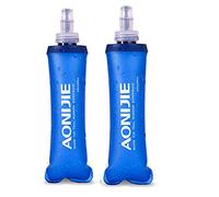LOVARTS BEAUTY TPU Morbida Borraccia Ciclismo Bici Sacca Idrica Soft Flask Porta Borracce Trail Running Corsa Borraccia (250ML-2PCS)