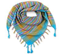 LOVARZI Kefiah Palestinese Originale Cotone, Shemagh Uomo Donna | Da Indossare su Collo o Testa per Deserto, Moto, Viaggio e Look Casual, Leggera per Estate e Inverno