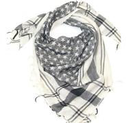 LOVARZI Kefiah Palestinese Originale Cotone, Shemagh Uomo Donna | Da Indossare su Collo o Testa per Deserto, Moto, Viaggio e Look Casual, Leggera per Estate e Inverno