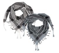 LOVARZI Kefiah Palestinese Originale Cotone, Shemagh Uomo Donna | Da Indossare su Collo o Testa per Deserto, Moto, Viaggio e Look Casual, Leggera per Estate e Inverno