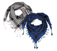 LOVARZI Kefiah Palestinese Originale Cotone, Shemagh Uomo Donna | Da Indossare su Collo o Testa per Deserto, Moto, Viaggio e Look Casual, Leggera per Estate e Inverno