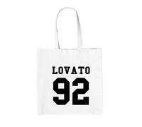 Lovato 92 - Borsa Tote IN Tela - 1993 Cantante Afro-Americano Demi Ventola Merce