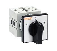 Lovato - Commutatore, 1 - 2) 2 poli GX55 16 a-u 48 x 48