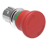 LOVATO LPSB6644 PULSANTE A FUNGO SGANCIO A ROTAZIONE ROSSO