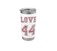 Love 44 Barack Obama Democrat Liberal Bicchiere termico in acciaio inox doppia parete
