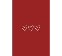 love.: A Simple Red Lined Notebook with Hearts | Modern Minimal Journal for Writing & Everyday Notes