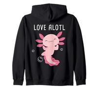 Love Alotl - Cute Axolotl Anti-Bullying Positive Message Felpa con Cappuccio