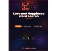Love and Happiness word search puzzle: A romantic gift for Valentine's Day, anniversaries, or birthdays