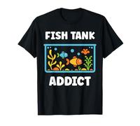 Love animals aquarium simple fish farmer Addict Fish tank Maglietta