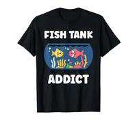 Love animals aquarium simple fish farmer Addict Fish tank Maglietta