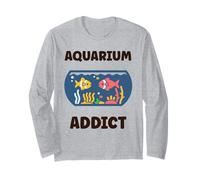 Love animals simple fish farmer Addict aquarium Maglia a Manica