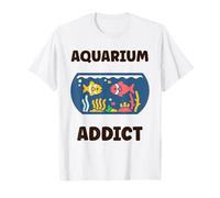 Love animals simple fish farmer Addict aquarium Maglietta