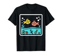 Love animals simple fish farmer Simple aquarium Maglietta