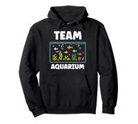 Love animals simple fish farmer Team aquarium Felpa con Cappuccio