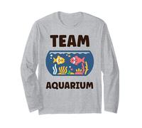 Love animals simple fish farmer Team aquarium Maglia a Manica