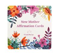 Love Art Lux New Mother Affirmation Cards: 23 Emotionally Supportive Positive Cards. Gift for New Mum, Expecting Mothers, New Mum Essentials, Baby Shower Gifts