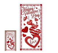 Love Banner - Valentine Door Decoration for Festive Style | Large Heart Theme Display with Bold Graphic Layout & Easy Design for Garages, Front Porches, Parties and Holiday Events