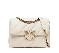 Love Big Puff Maxi Quilt Z14Q BIANCO SETA/ANTIQUE GOLD