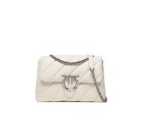 Pinko Love Big Puff Borsa a spalla avorio, pelle, donna