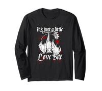 Love Bite Hanging Bat Gothic Horror Maglia a Manica