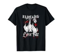 Love Bite Hanging Bat Gothic Horror Maglietta