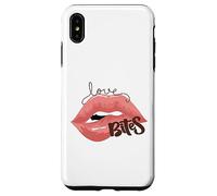 Love Bites Labbra Halloween Bite Me Kiss Me Women Valentine Custodia per iPhone XS Max