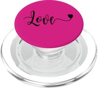 "LOVE" Black Text | Autentico marchio italiano dolceSenso PopSockets PopGrip per MagSafe