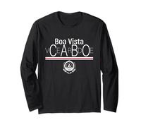 Love Boa Vista Cabo Capo Verde Con Emblema Capo Verde Maglia a Manica