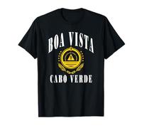 Love Boa Vista Cabo Capo Verde Con Emblema Capo Verde Maglietta