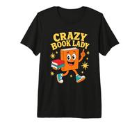 Love Books Biblioteca Bibliotecario Ricerca Universitaria College Maglietta Premium