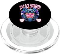LOVE BOT ATTIVATO BE KIND simpatico cane robot per gli amanti delle coppie PopSockets PopGrip per MagSafe