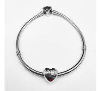 Love Box San Valentino - Bracciale + charm in argento 925 Les Folies