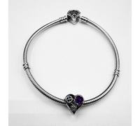 Love Box San Valentino - Bracciale + charm in argento 925 Les Folies