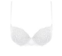 Love&Bra Reggiseno +2 Taglie Super Push-up in Pizzo con Ferretto - più Volume - Nicole (Bianco,2B)