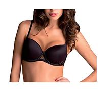 Love&Bra Reggiseno Leggermente Imbottito Coppa C in Microfibra e Tulle (Bianco, 6)