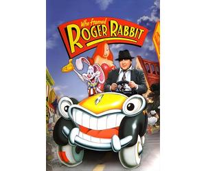 Love By Canvas Who Framed Roger Rabbit Movie Poster, 250 g/m², stampa lucida A3