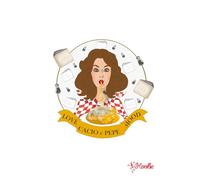 Love Cacio e Pepe Mood: Funny Italian Food-Themed Notebook for Pasta Lovers - Lined Journal, 6"x9", 200 Pages - Includes personalizable intro page