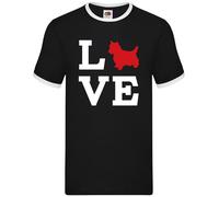 Love Cane Westie Silhouette - Uomo Suoneria - West Highland Terrier Cani Animali