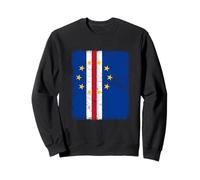 Love Cape Capo Verde Distressed Flag Independence Day Felpa